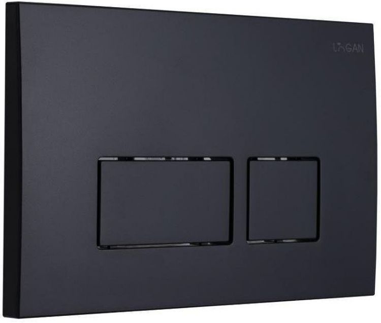 Инсталляция Logan Space 299423 для унитаза с клавишей смыва цвет Черный матовый