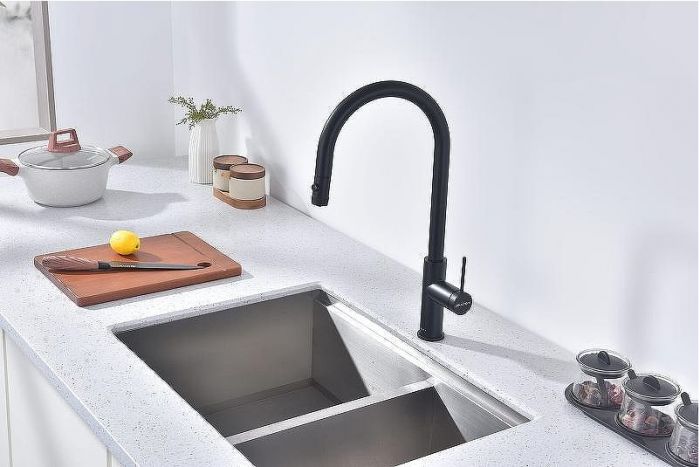 Смеситель для кухни Paulmark Galant Ga213077-AN Антрацит