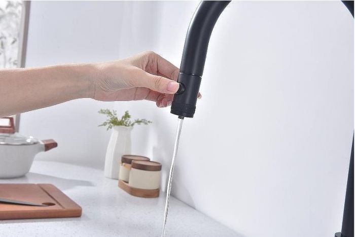 Смеситель для кухни Paulmark Galant Ga213077-AN Антрацит