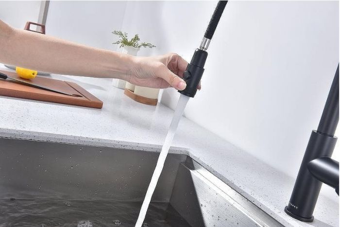 Смеситель для кухни Paulmark Galant Ga213077-AN Антрацит