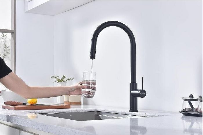 Смеситель для кухни Paulmark Galant Ga213077-AN Антрацит