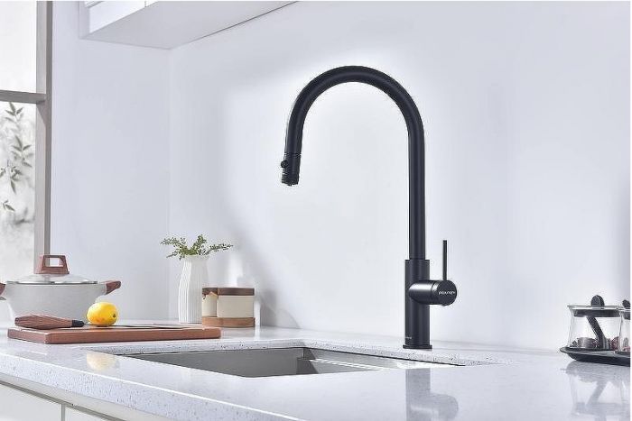 Смеситель для кухни Paulmark Galant Ga213077-AN Антрацит