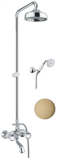 Душевая система Fiore XT Sky 17ZZ0615 цвет Бронза