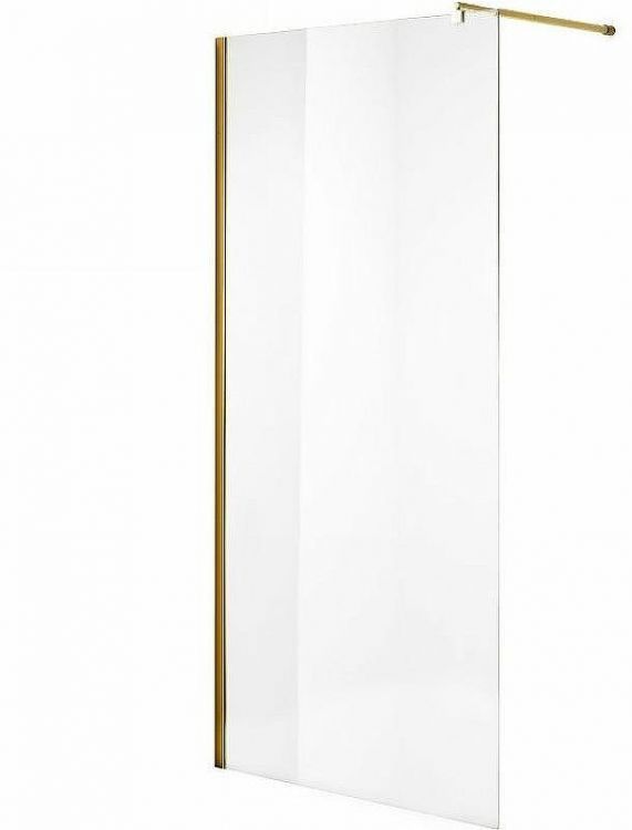 Душевая перегородка Niagara Nova 100 NG-643-10GOLD профиль Холодное золото стекло прозрачное