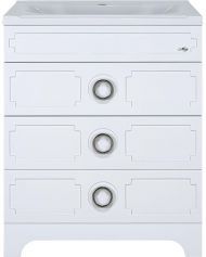 Тумба с раковиной Misty Лейла 70 УТ000011403 Белая