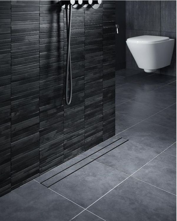 Душевой лоток Timo Drain System 100 DS230210/03 с Черной матовой решеткой / под плитку Душевой лоток Timo Drain System 100 DS230210/03 с Черной матовой решеткой / под плитку