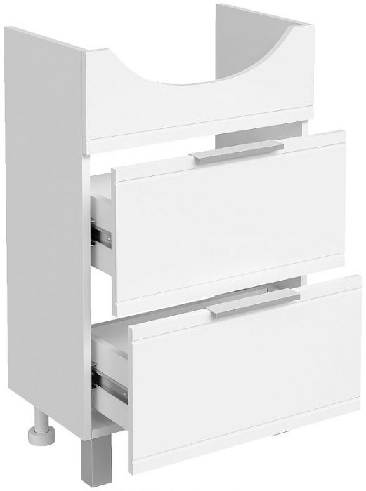 Тумба с раковиной DIWO Дмитров 50 цвет Белый