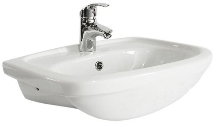 Тумба с раковиной DIWO Дмитров 50 цвет Белый