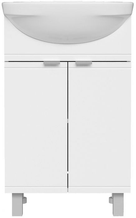 Тумба с раковиной DIWO Дмитров 50 цвет Белый