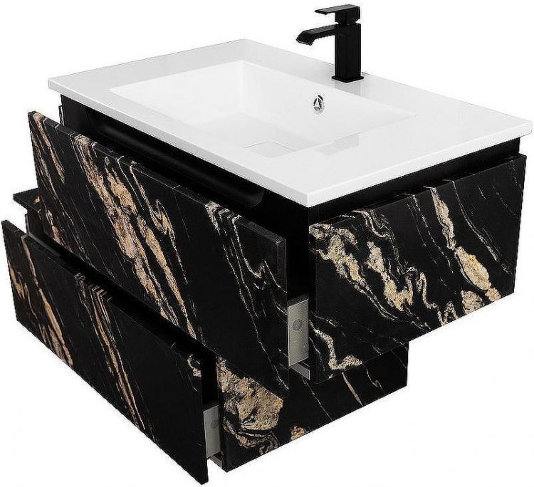 Тумба Cezares Slider 80 SLIDER-800-1C-PI-NF-P Черный фьюжн