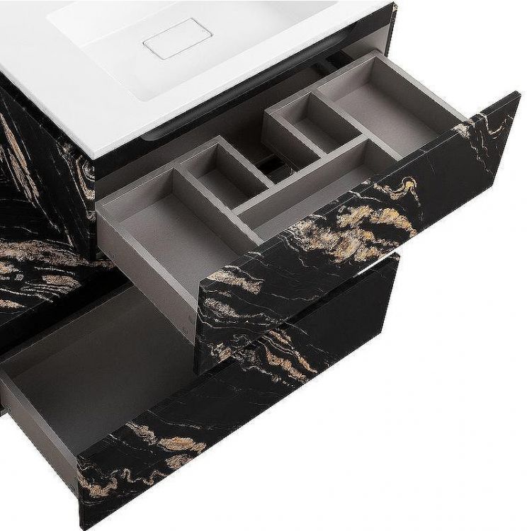 Тумба Cezares Slider 80 SLIDER-800-1C-PI-NF-P Черный фьюжн