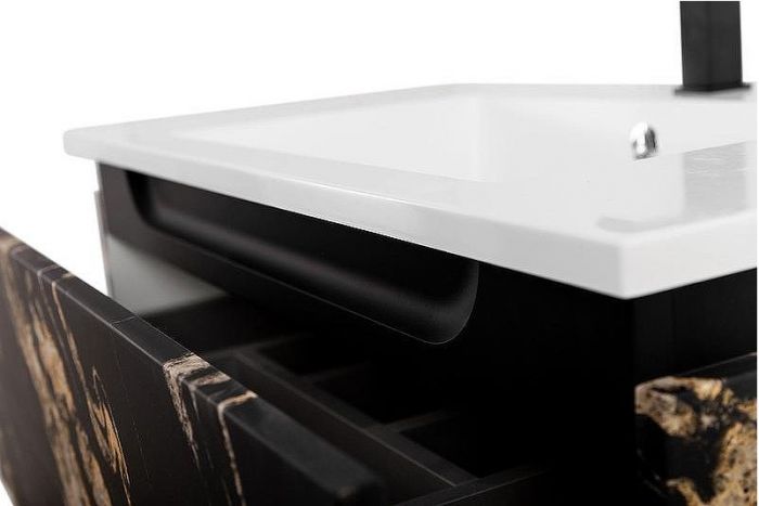 Тумба Cezares Slider 80 SLIDER-800-1C-PI-NF-P Черный фьюжн