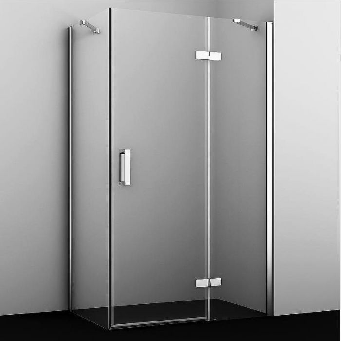 Душевой уголок WasserKRAFT Aller 120х90 R 10H07RWHITE профиль Хром стекло прозрачное