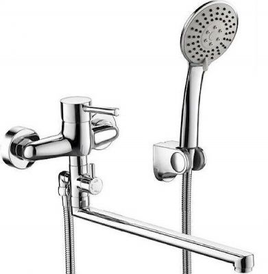 Смеситель для ванны Bravat Slim F6332366CP-01L-RUS универсальный Хром