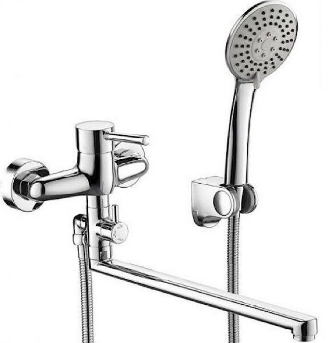 Смеситель для ванны Bravat Slim F6332366CP-01L-RUS универсальный Хром
