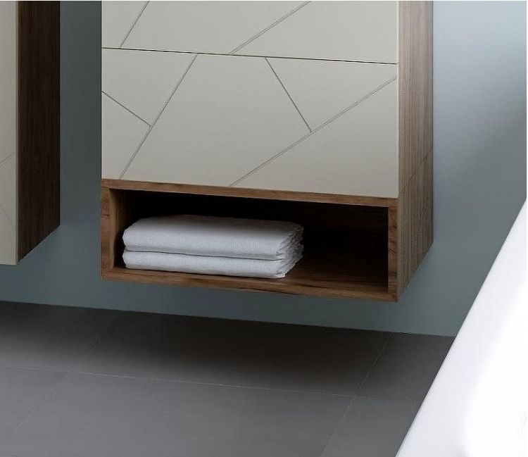 Ниша для тумбы Бриклаер Кристалл 60 4627125416859 Дуб крафт табачный