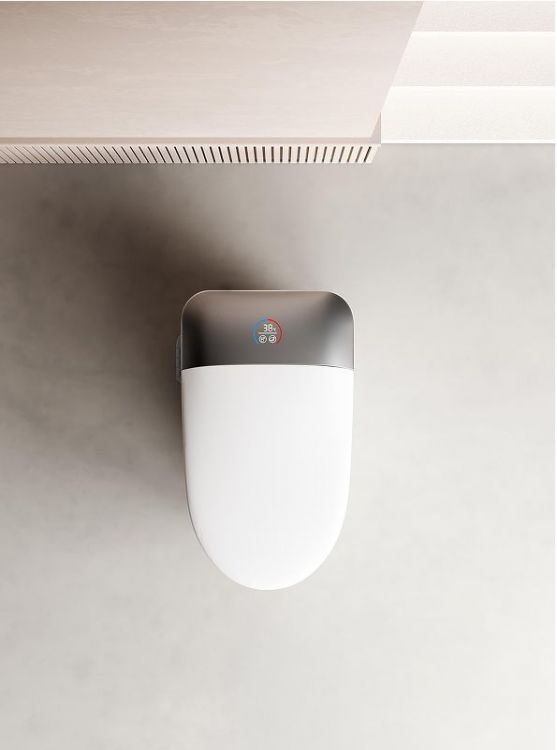 Унитаз биде Laguraty S650 приставной цвет Белый с сиденьем Микролифт