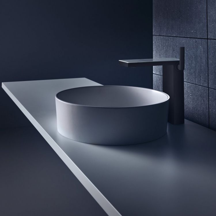 Панель AXOR MyEdition 245 белый мрамор Lasa Covelano Vena Oro 47910000