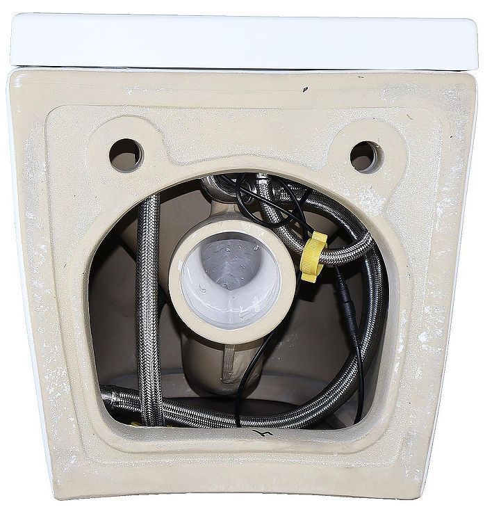 Комплект унитаза с инсталляцией Azario AZ-102C цвет Белый с сиденьем Микролифт Комплект унитаза с инсталляцией Azario AZ-102C цвет Белый с сиденьем Микролифт