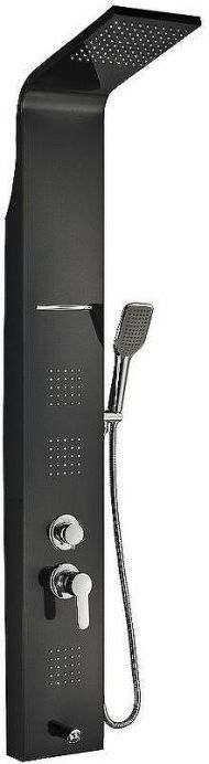Душевая панель Boch Mann Niagara Nero BM8341 с гидромассажем Черная