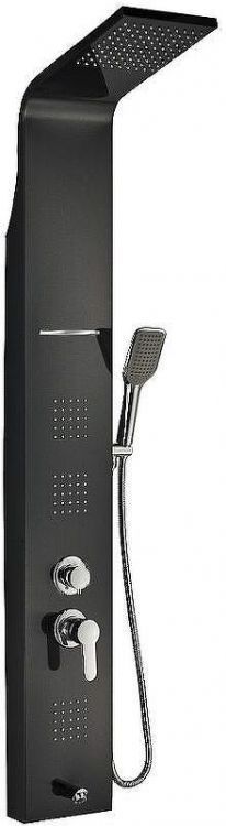 Душевая панель Boch Mann Niagara Nero BM8341 с гидромассажем Черная