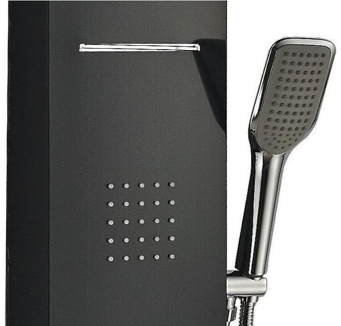 Душевая панель Boch Mann Niagara Nero BM8341 с гидромассажем Черная