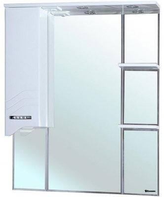 Зеркало со шкафом Bellezza Дрея 75 L 4611312002017 с подсветкой L Белое