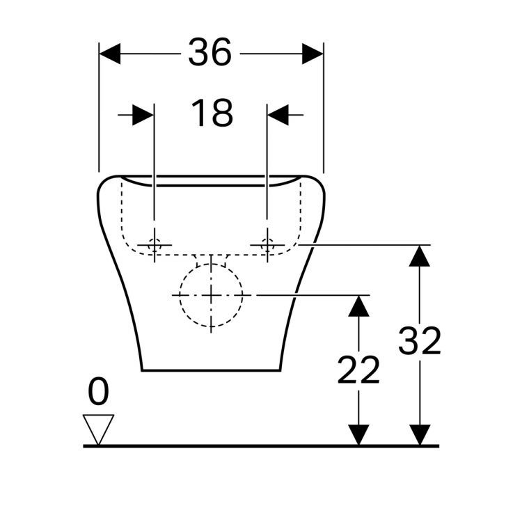 Биде подвесное Geberit myDay 235450600 Биде подвесное Geberit myDay 235450600