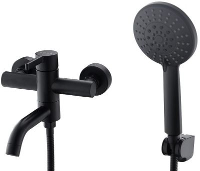 Смеситель для ванны Voda Vessel Black VSL54B цвет Черный