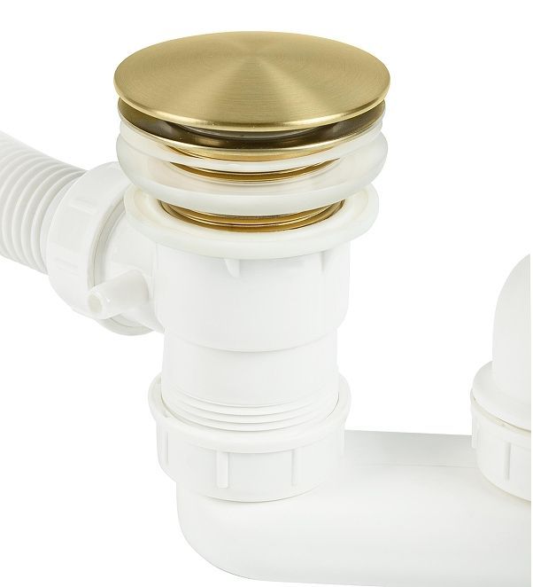 Слив-перелив FILARETE FL90MG click-clack цвет Золото матовое