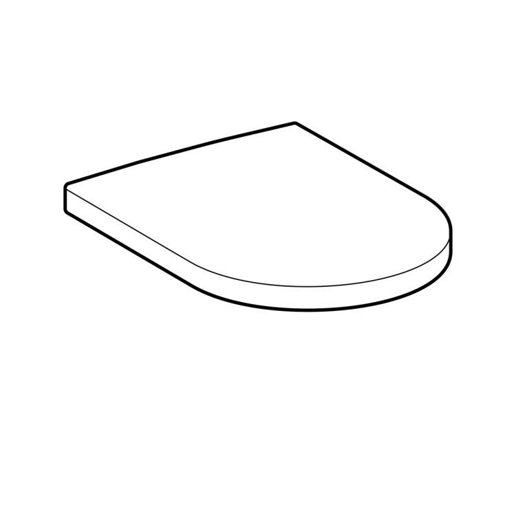 Сиденье с крышкой Geberit iCon XS, 574130000