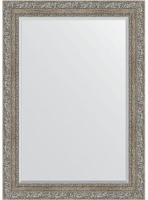 Зеркало Evoform Exclusive 105х75 BY 3461 с фацетом в багетной раме - Виньетка античное серебро 85