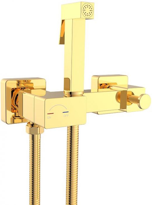 Гигиенический душ со смесителем WeltWasser Higi Q02 GL 10000013678 цвет Золото