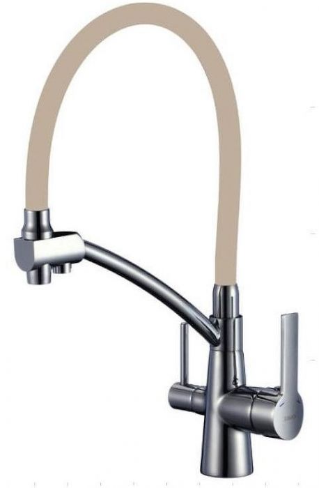 Смеситель для кухни Savol S-L1805L-12 цвет Сатин Бежевый