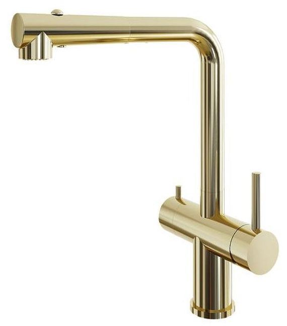 Смеситель для кухни Grandex Aqua Integra-SP 9020491 цвет Золото