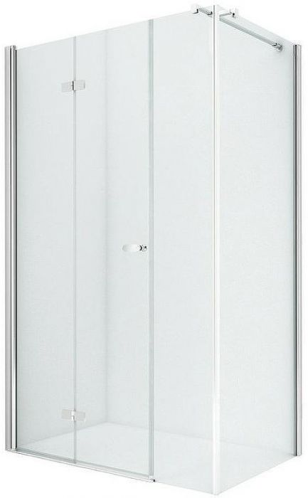 Душевой уголок New Trendy New Soleo Chrome 100x80 L K-0376 профиль Хром стекло прозрачное