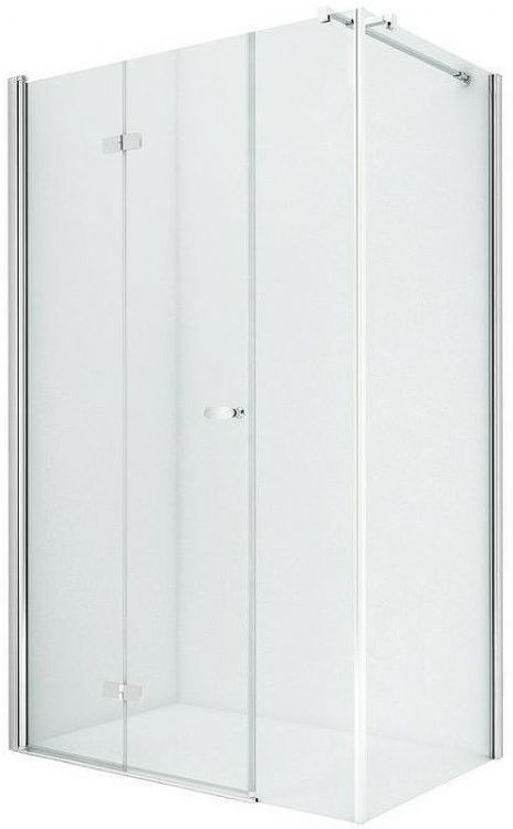 Душевой уголок New Trendy New Soleo Chrome 100x80 L K-0376 профиль Хром стекло прозрачное