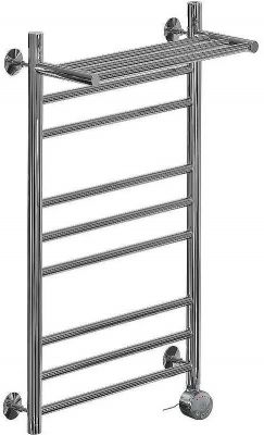 Электрический полотенцесушитель Ника Classic ЛП (Г2) ВП 80/40 с полкой Хром