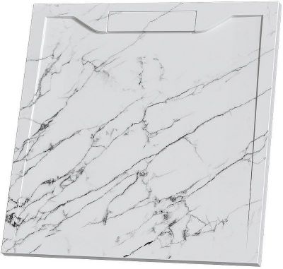 Душевой поддон из искусственного камня RGW STE MB 90x90 52341099-15 Белый мрамор