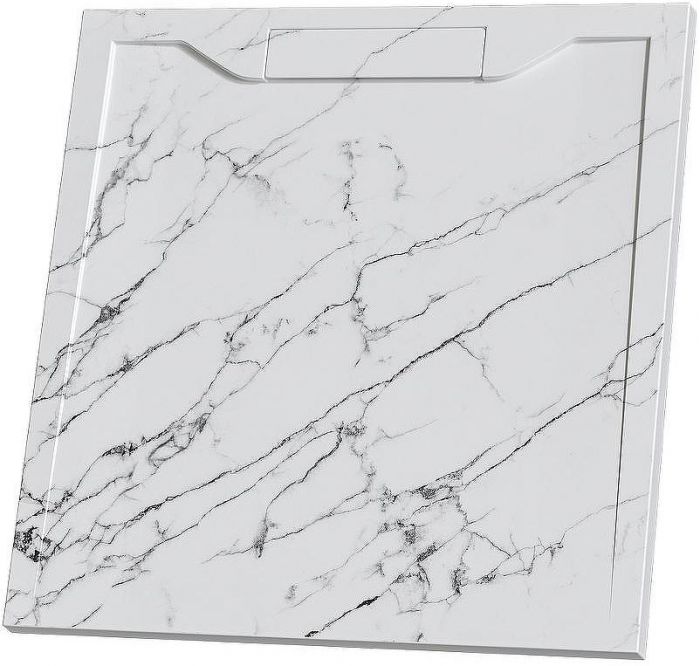 Душевой поддон из искусственного камня RGW STE MB 90x90 52341099-15 Белый мрамор