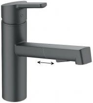 Смеситель для кухни Kludi M3 585813975 цвет Черный матовый