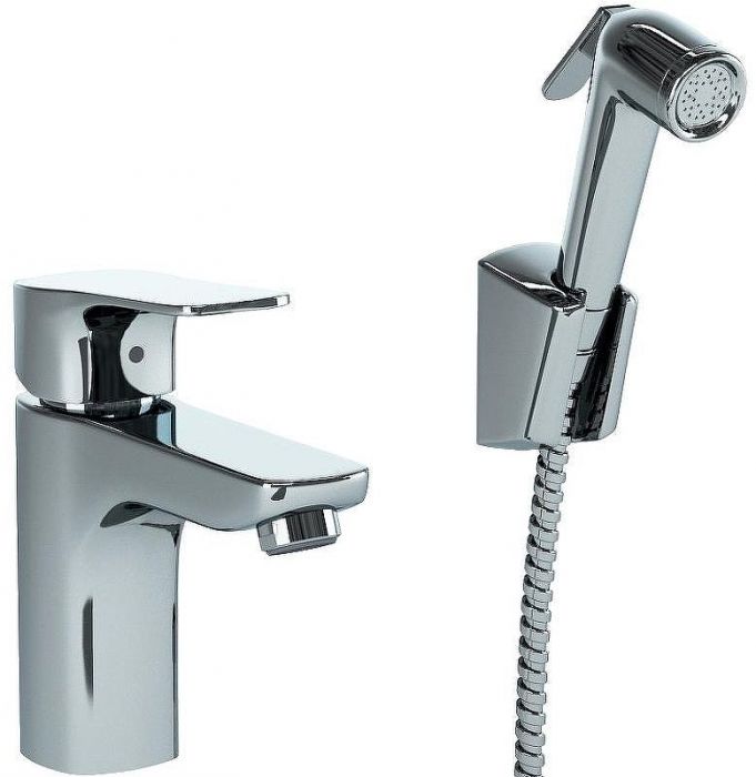 Смеситель для раковины Paini Viva Style P4CR205/574 с гигиеническим душем Хром