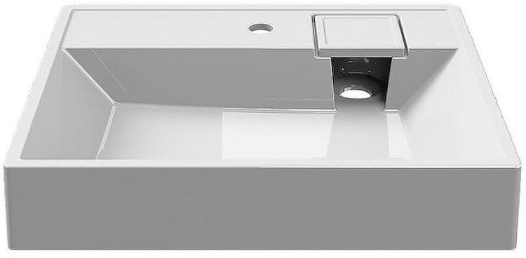 Раковина Paola Juno 60x50 на стиральную машину Белая глянцевая