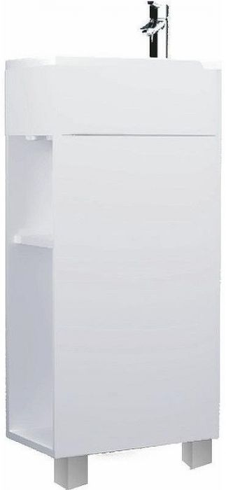 Тумба с раковиной 1MarKa Laura 40Н R У85928 Белый глянец