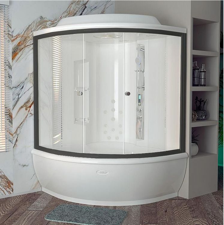 Душевой бокс Radomir Калифорния К1 155x155 1-04-6-0-4-0780 с баней с гидромассажем