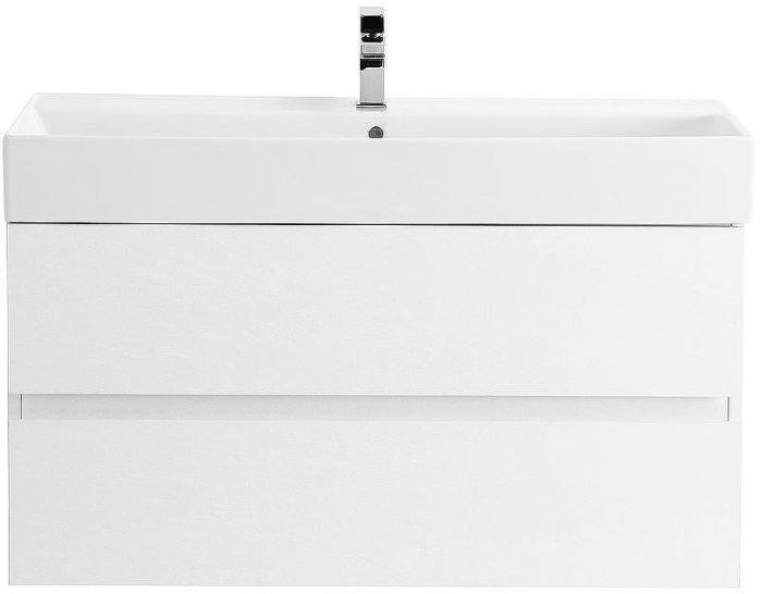 Тумба под раковину Cezares Molveno 46 100 MOLVENO 46-100-2C-SO-BG подвесная Bianco Ghiaccio