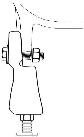 Комплект ножек Jacob Delafon для чугунных ванн [1172T-NA] (4 регулируемых по высоте ножки)