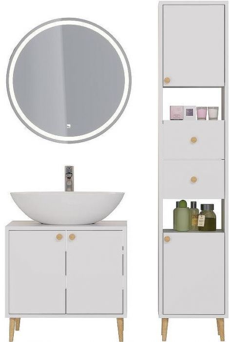 Зеркало Dreja Luno 60 99.2008 с подсветкой с сенсорным выключателем и подогревом