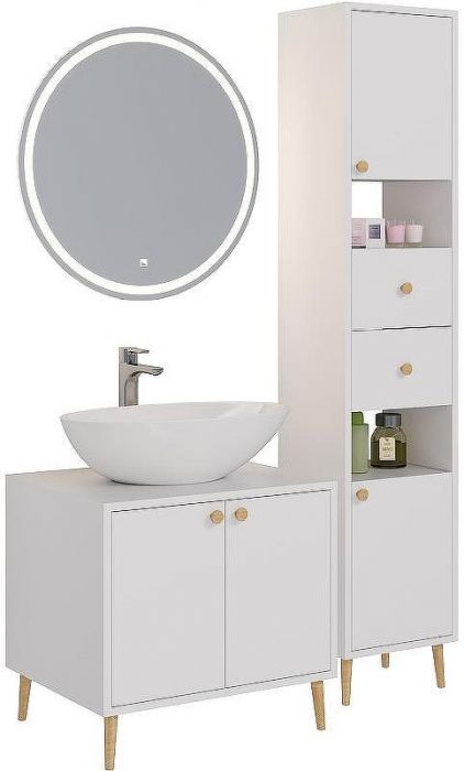 Зеркало Dreja Luno 60 99.2008 с подсветкой с сенсорным выключателем и подогревом