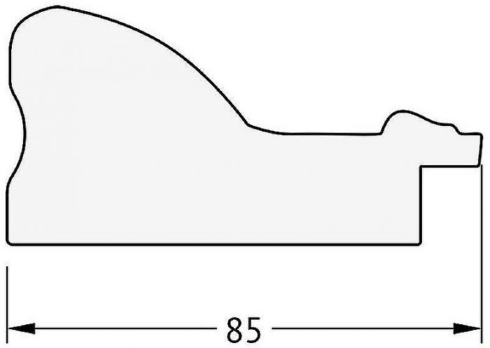 Зеркало Evoform Exclusive-G 87х65 BY 4101 с гравировкой в багетной раме - Виньетка античная бронза 85